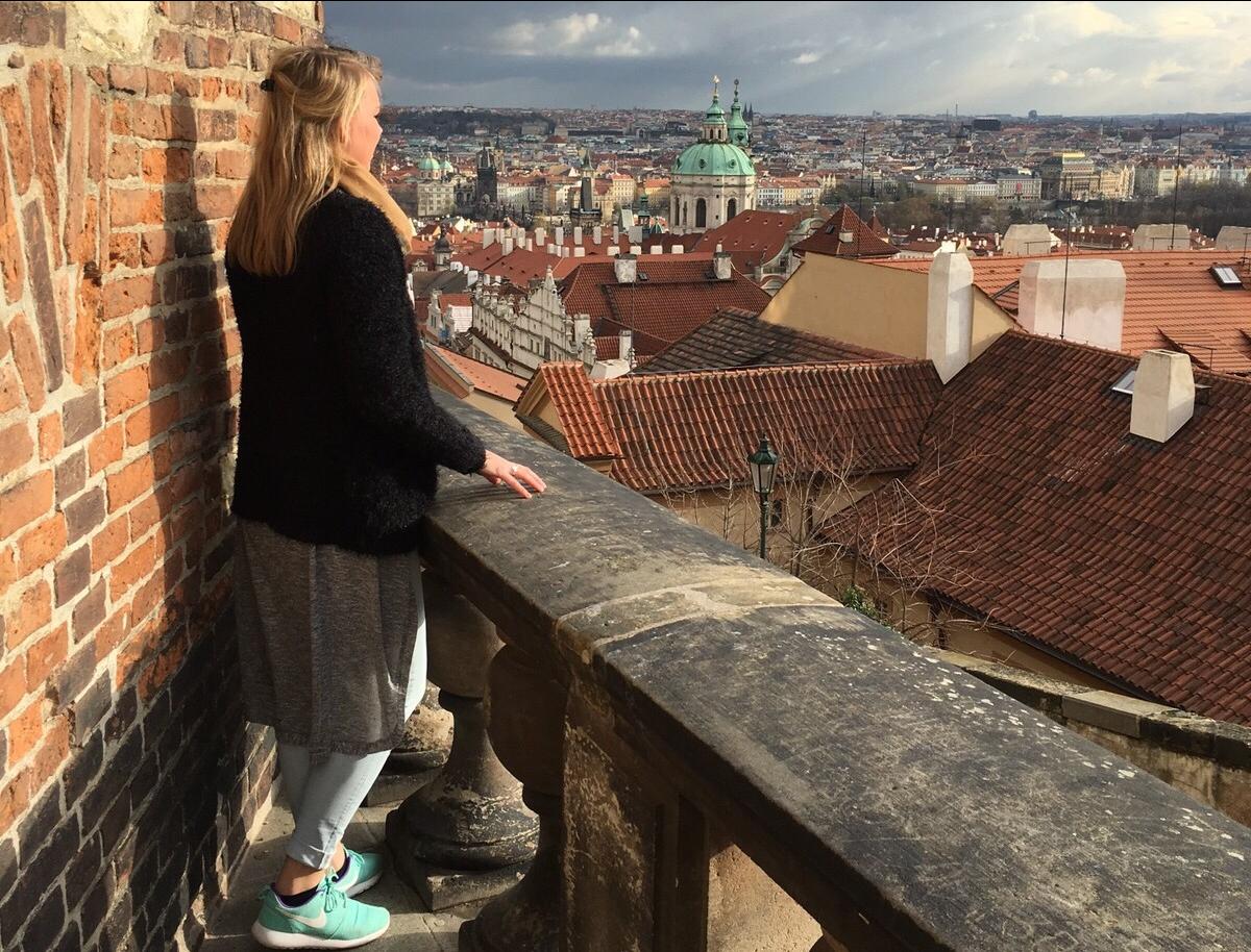 Winter in Praag Tsjechië